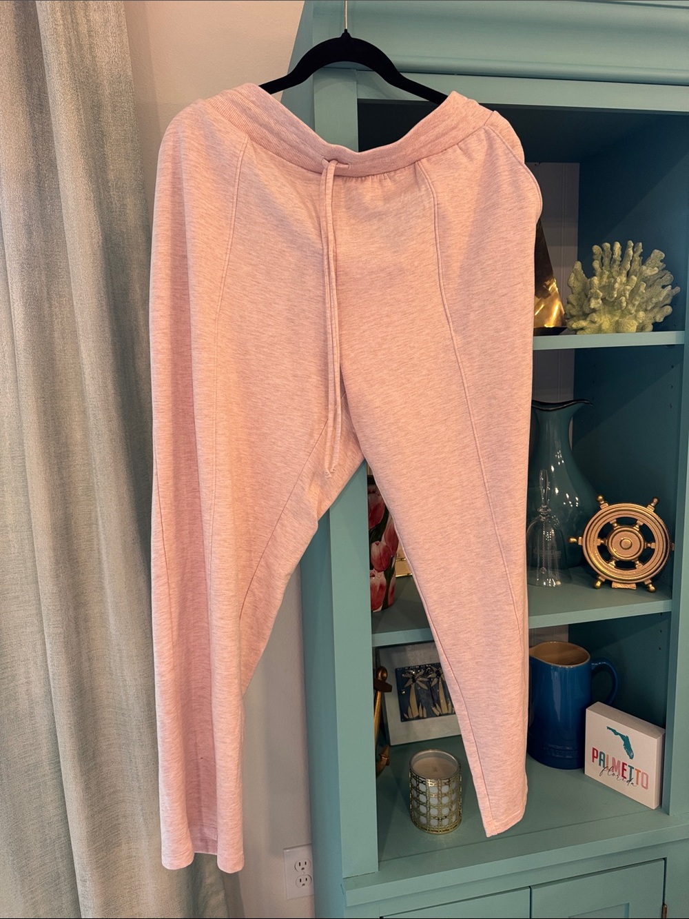Talbots Soft Blush Pink Jogger Pants XL EUC